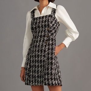 Maeve, tweed button down dress